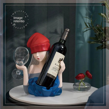 Artistic Doll Wine Rack