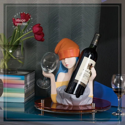 Artistic Doll Wine Rack