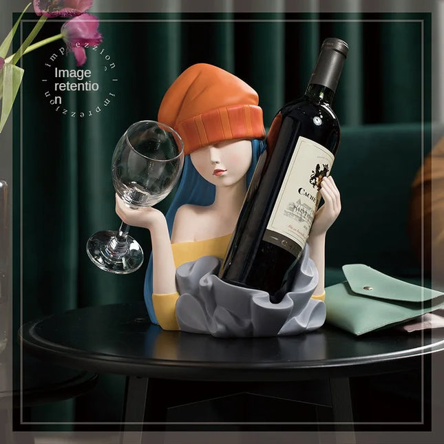 Artistic Doll Wine Rack