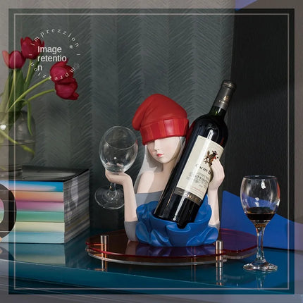 Artistic Doll Wine Rack